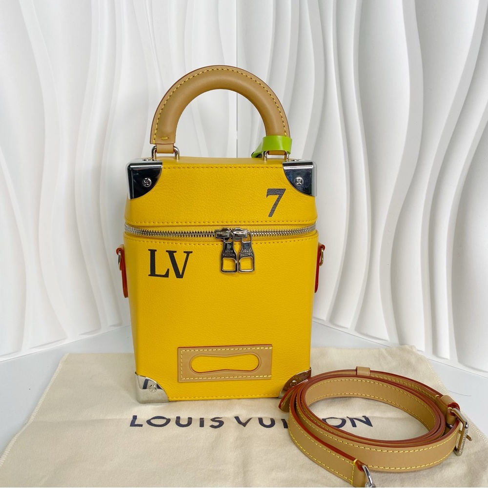 Louis Vuitton Handbag Cowhide Leather Vertical Box Trunk 2way Shoulder bag